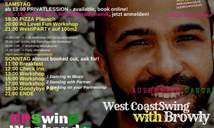 30 – 1 july 2018 : WestCoastSwing mit Browly/ Strassbourg