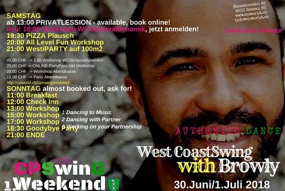 30 – 1 july 2018 : WestCoastSwing mit Browly/ Strassbourg