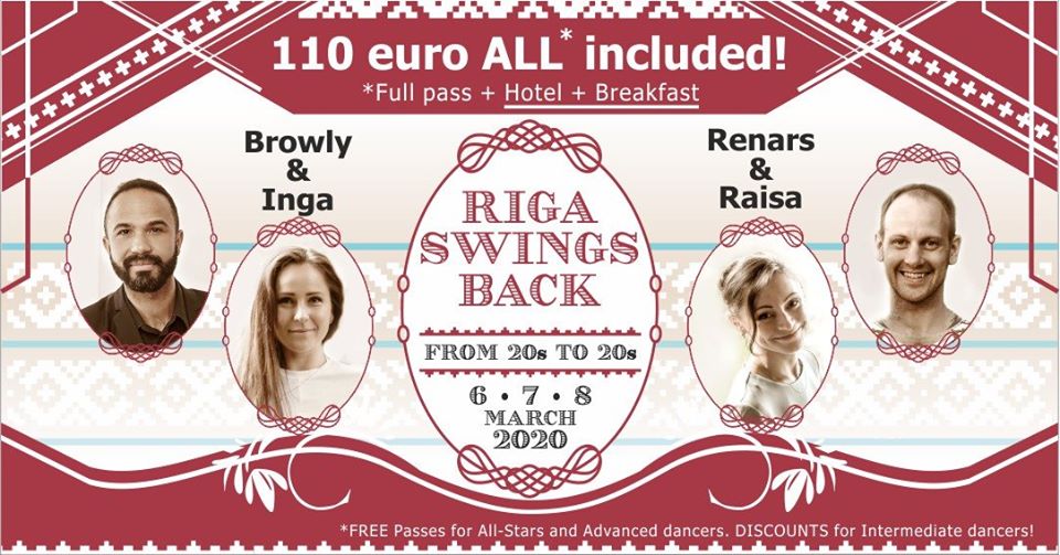6 – 9 mars 2020 : Riga Swings Back